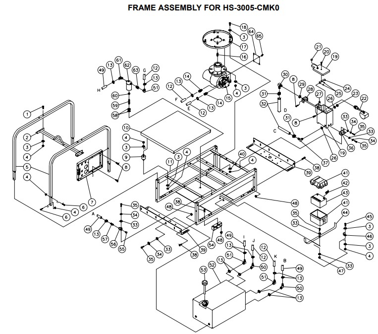 MITM HS-3005-CMK0 hot water repair kits